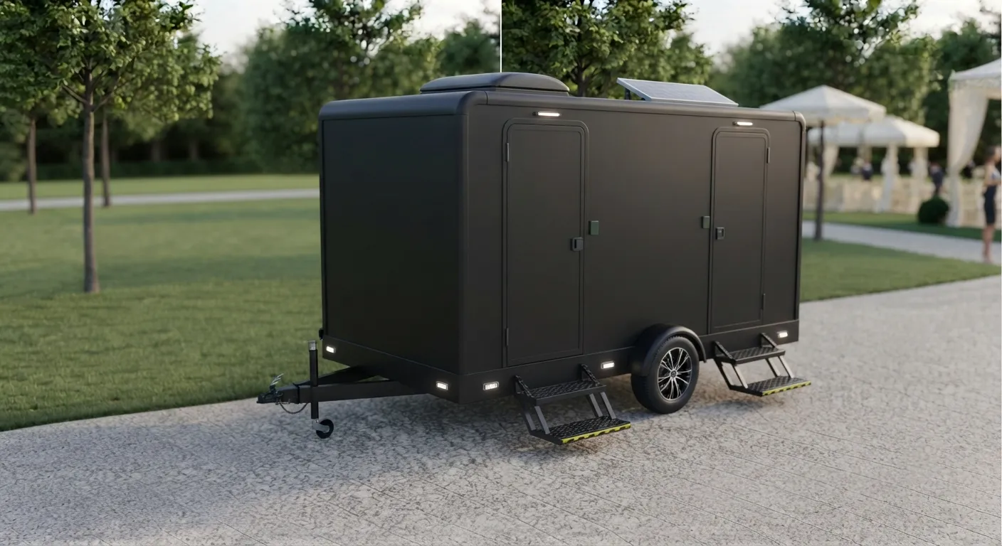 2 Stall Restroom Trailer in Shreveport, LA