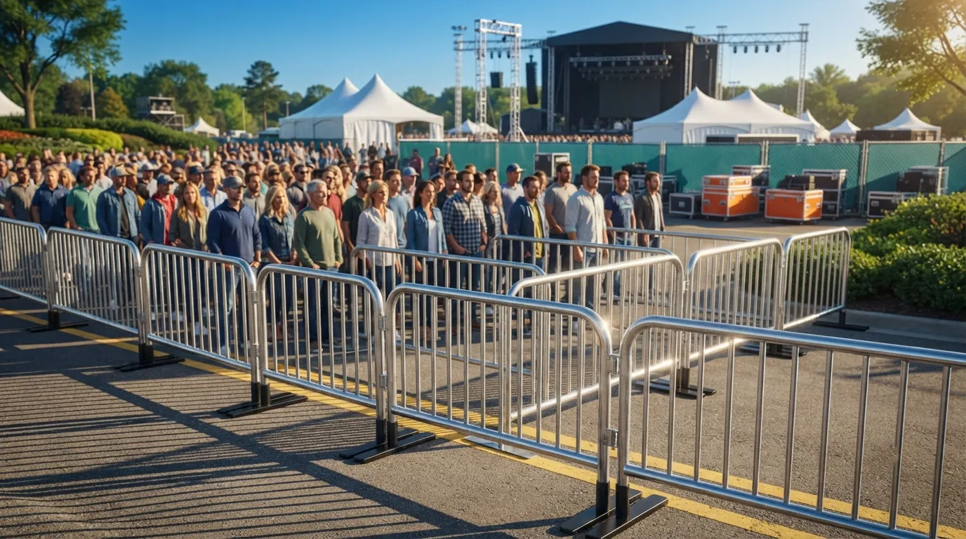 Crowd Control Barrier Rental in Shreveport, LA