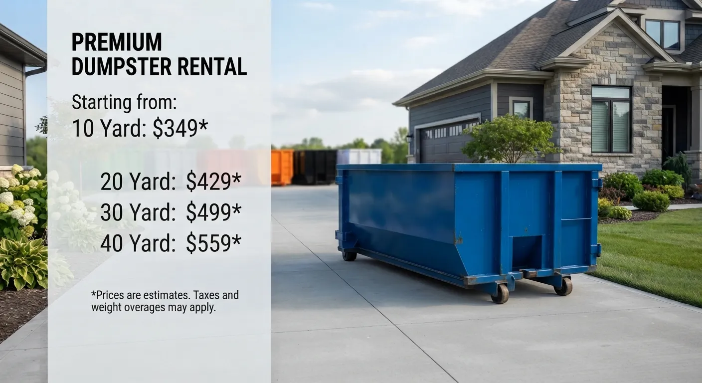 Dumpster Rental Cost in Shreveport, LA