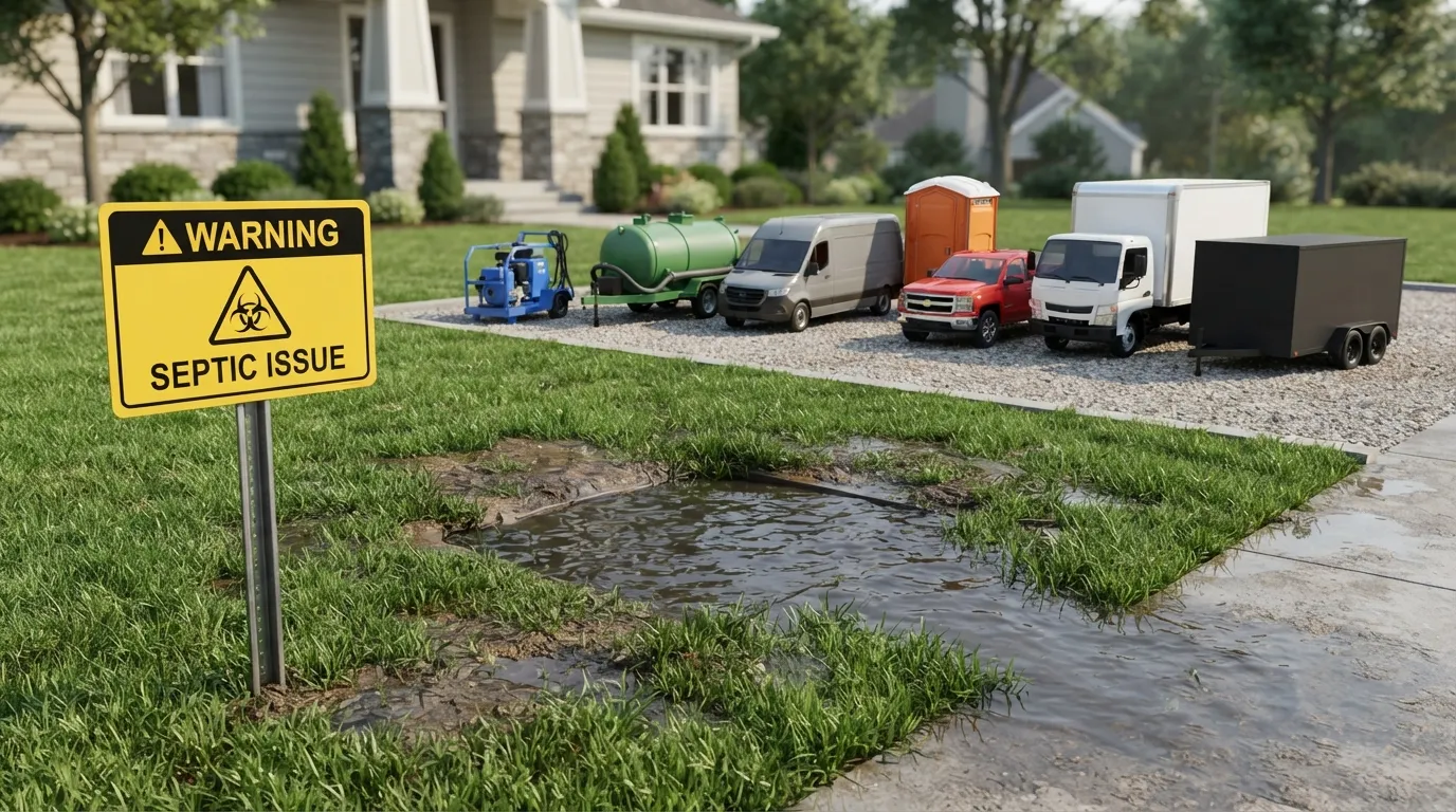 Septic Tank Warning Signs in Shreveport, LA